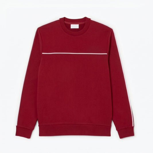 Fleece-Sweatshirt mit Logo-Detail