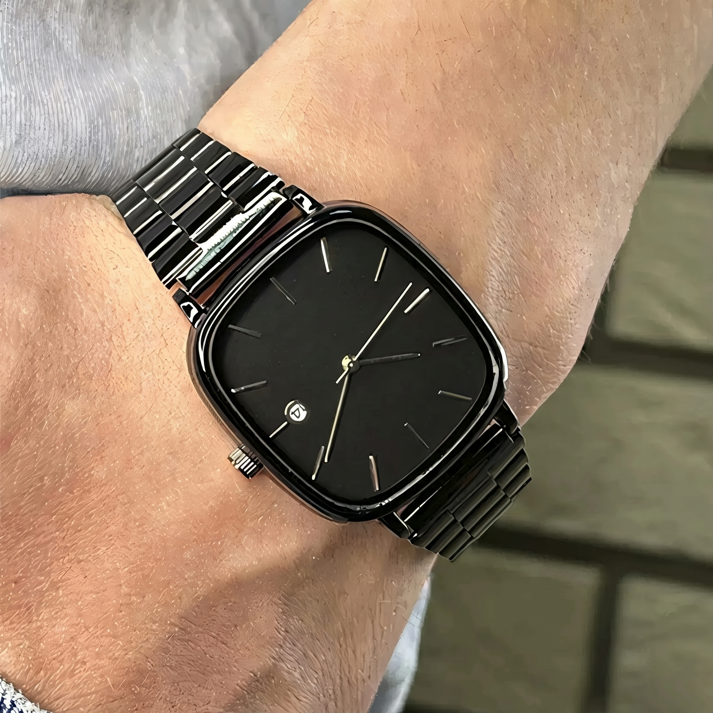 Luxuriöse Uhr 36 mm – wasserdicht | Edelstahl
