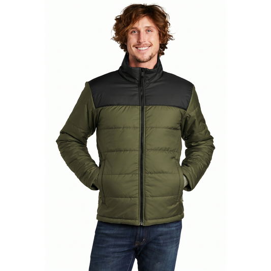 Isolierte Alltagsjacke mit Brustlogo