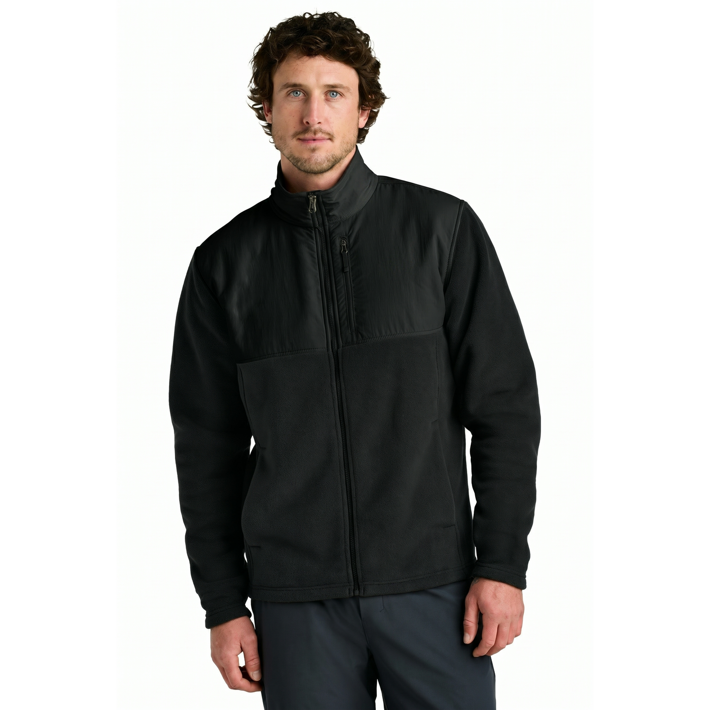 Highest Peak Fleecejacke mit durchgehendem Reißverschluss
