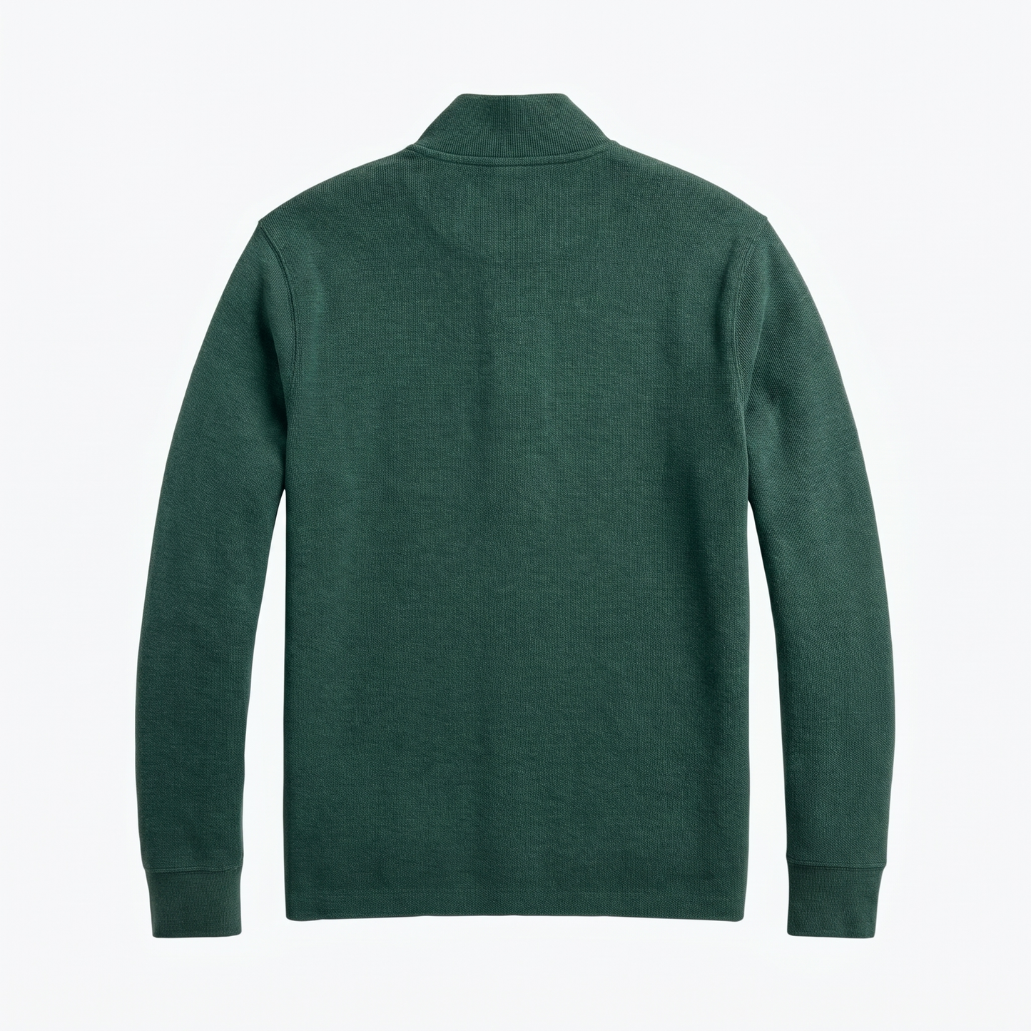 Estate-Rib Pullover mit kurzem Reißverschluss