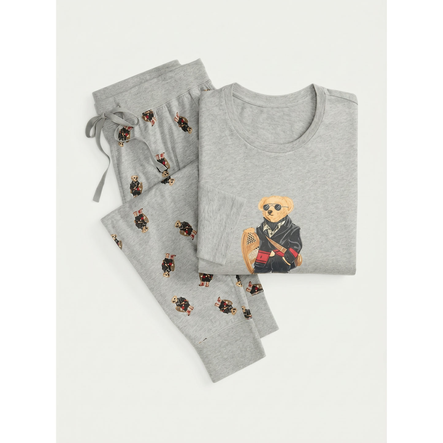 Bear Jersey-Schlafanzug-Set