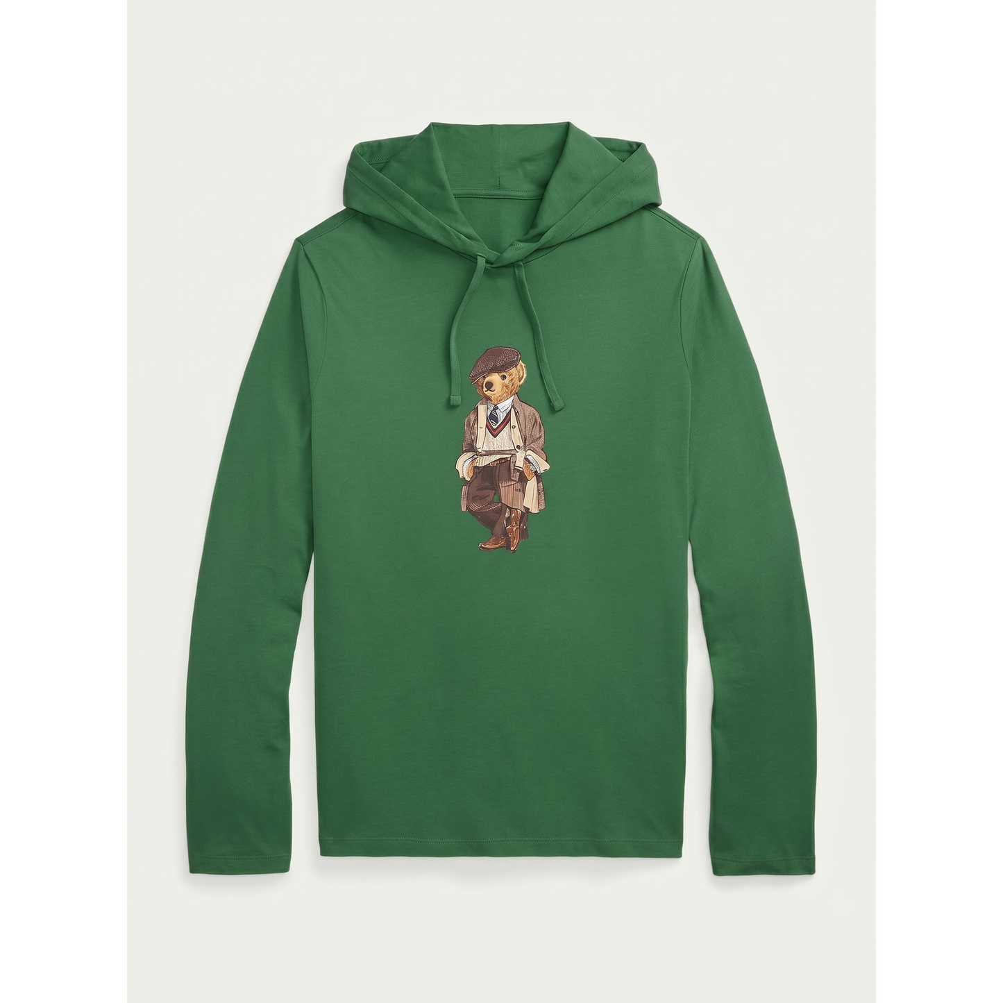 Bear Jersey-T-Shirt mit Kapuze
