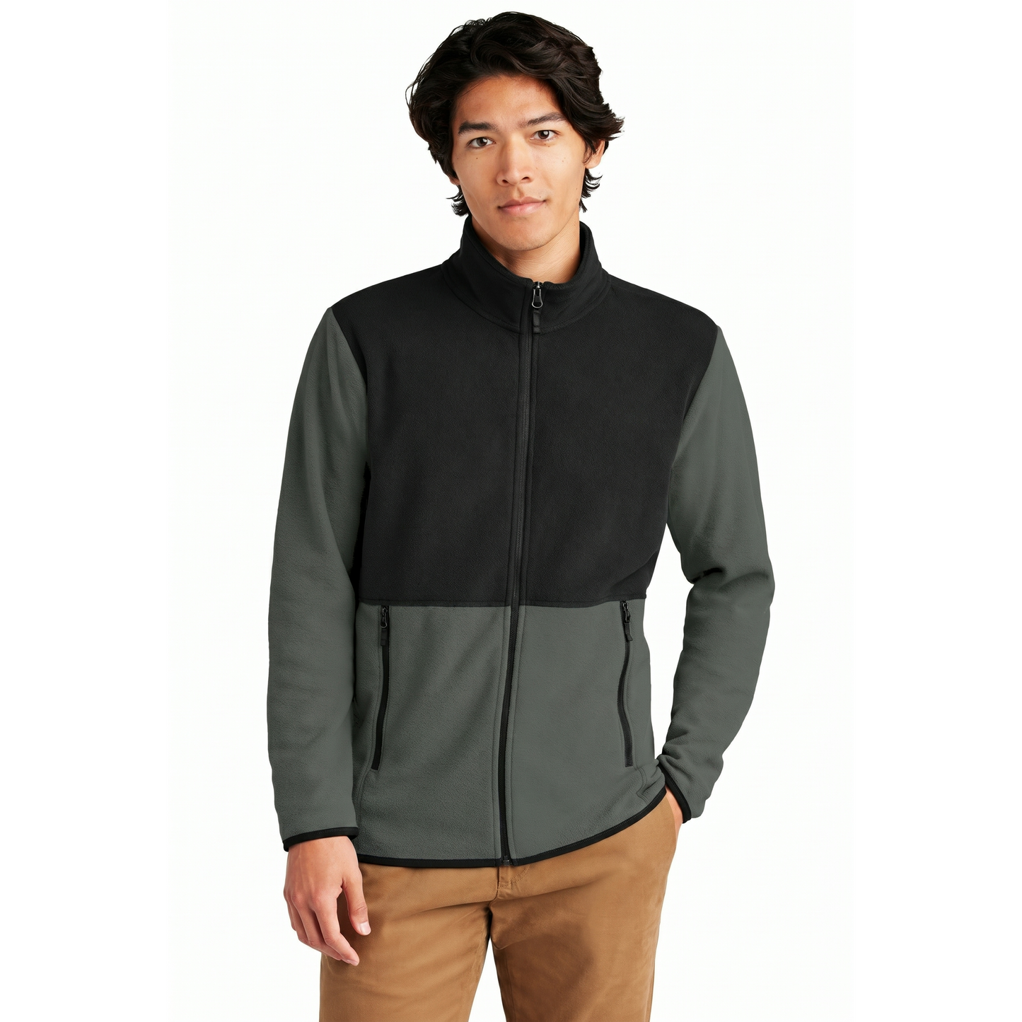 Glacier Fleecejacke mit durchgehendem Reißverschluss