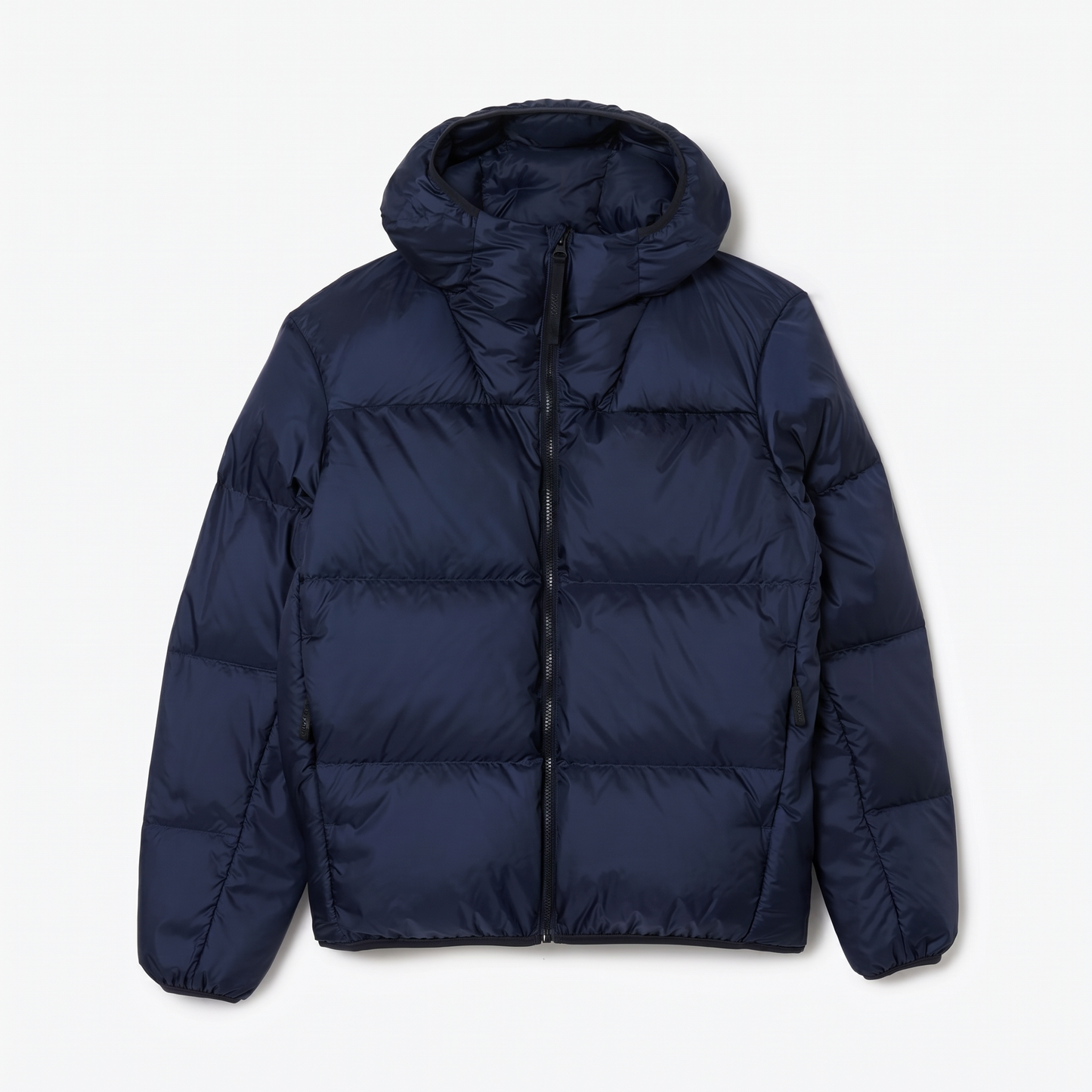 Kurze wasserabweisende Pufferjacke mit Kapuze
