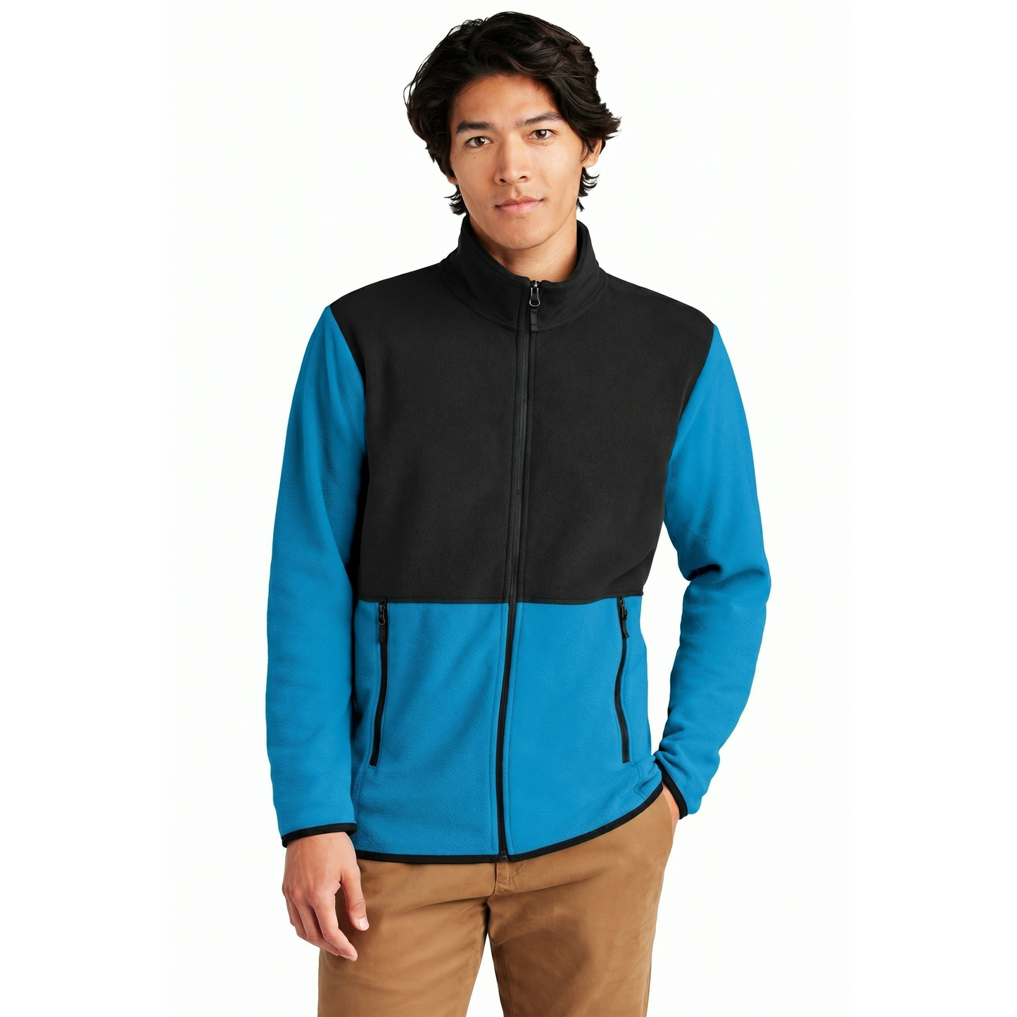 Glacier Fleecejacke mit durchgehendem Reißverschluss