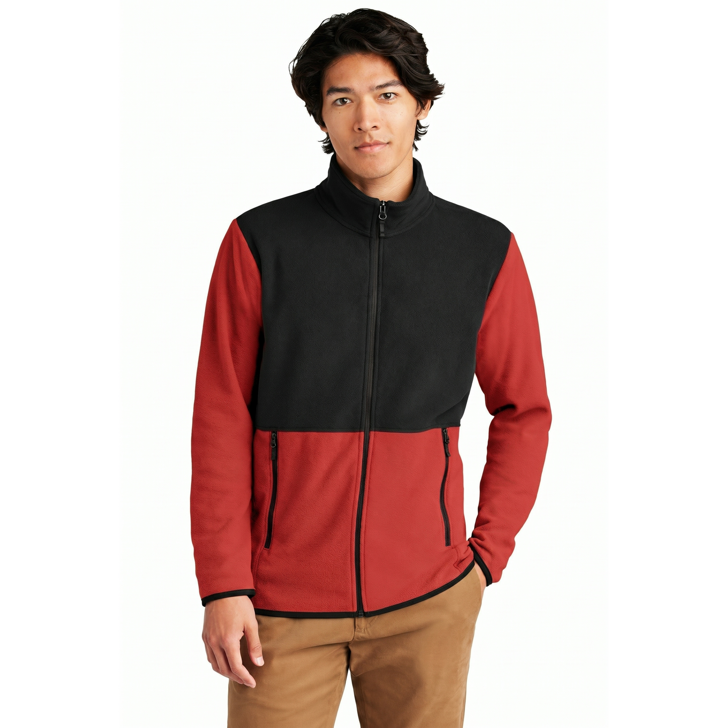 Glacier Fleecejacke mit durchgehendem Reißverschluss