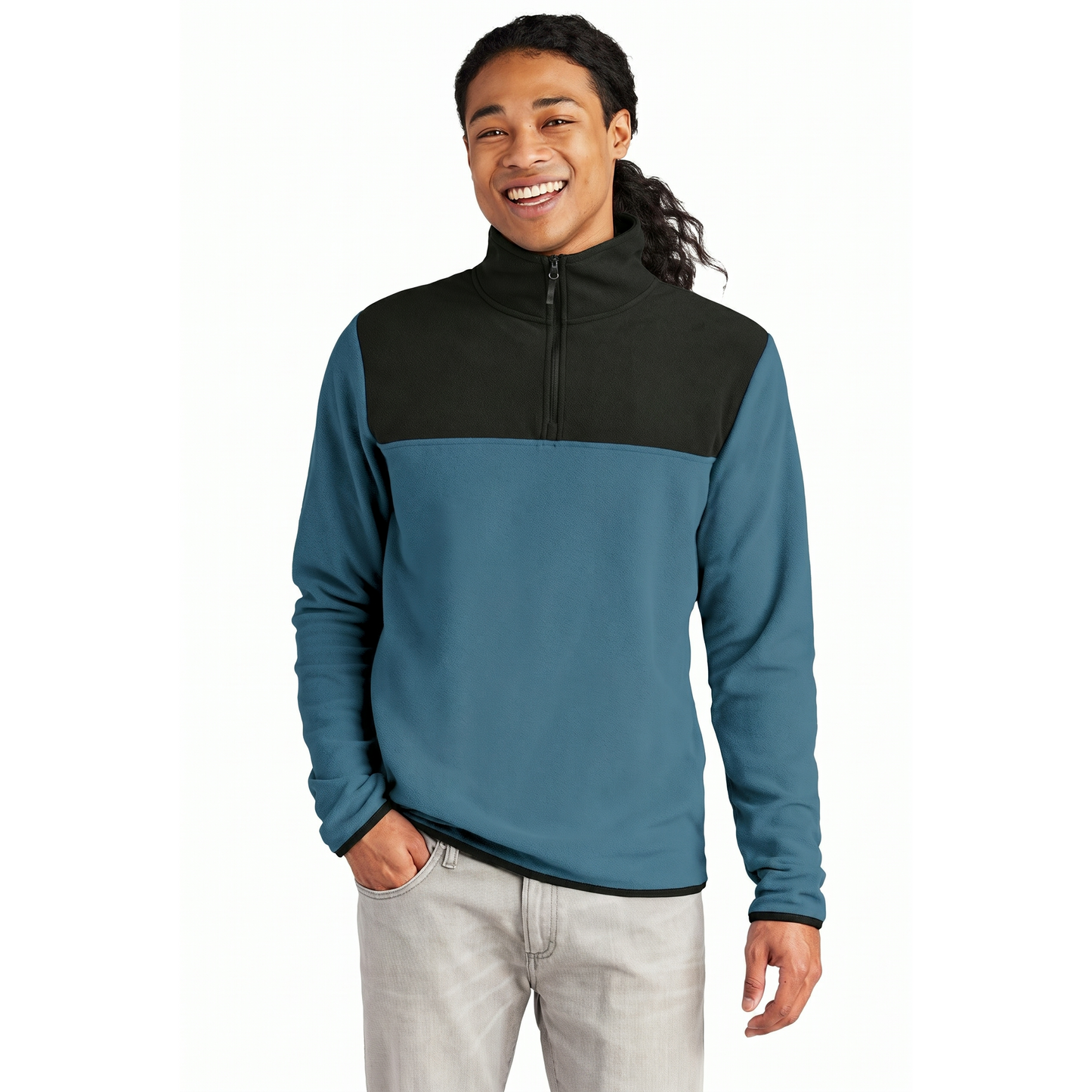 Glacier Fleece mit kurzem Reißverschluss