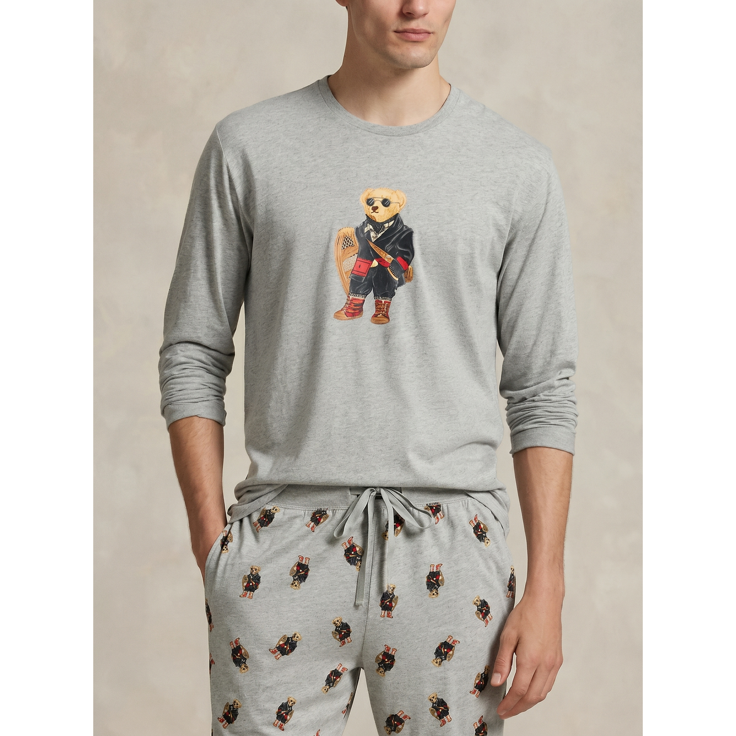 Bear Jersey-Schlafanzug-Set