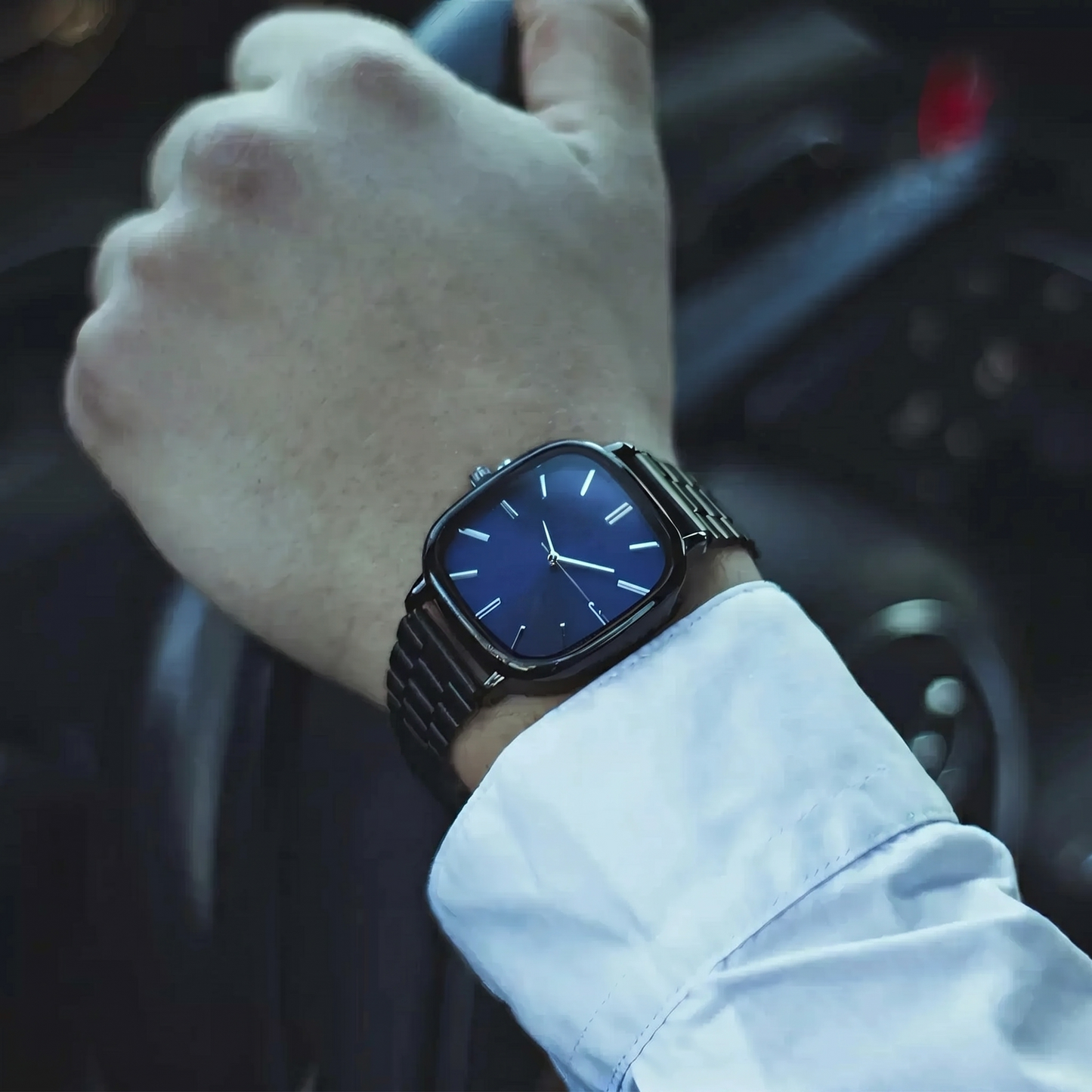 Luxuriöse Uhr 36 mm – wasserdicht | Edelstahl