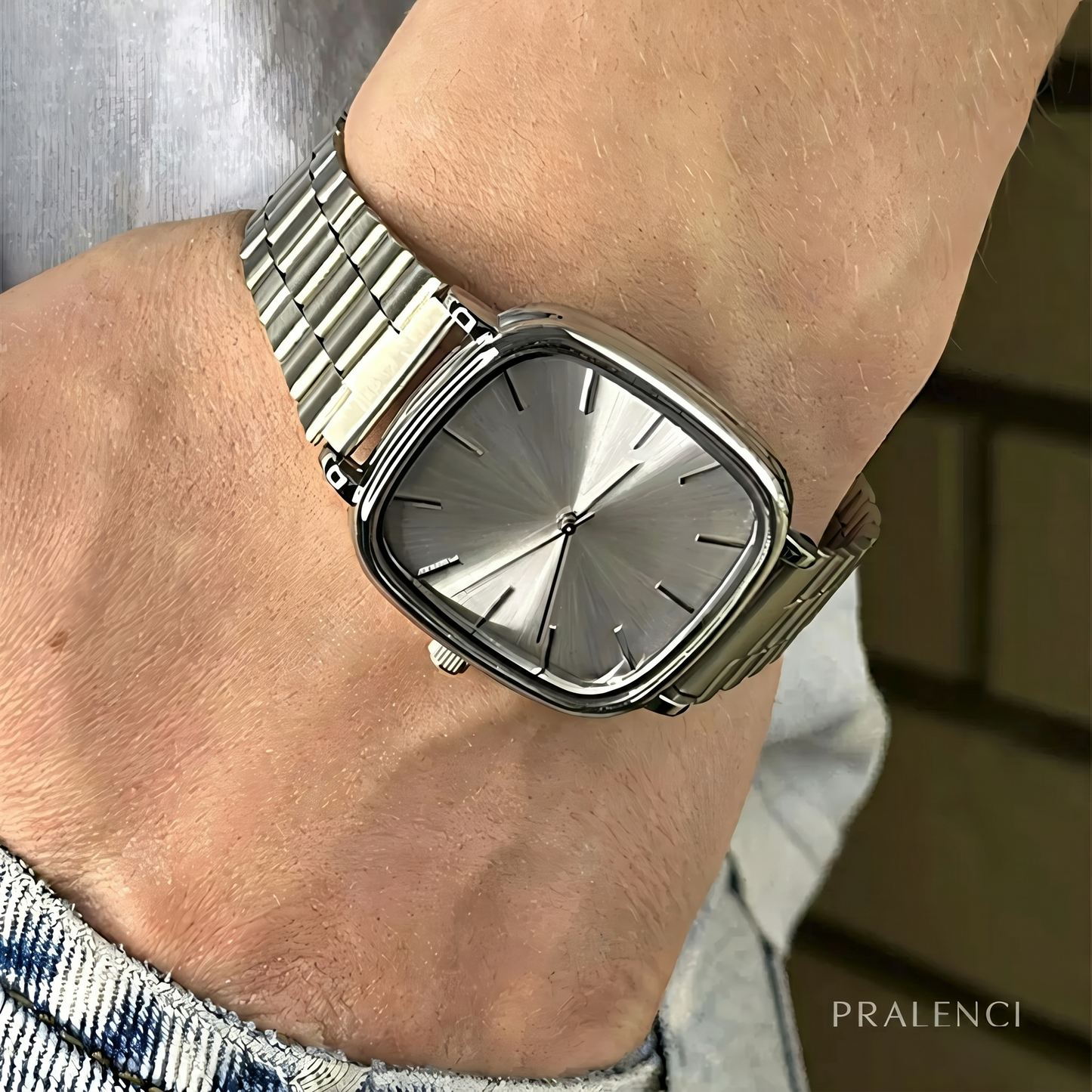 Luxuriöse Uhr 36 mm – wasserdicht | Edelstahl