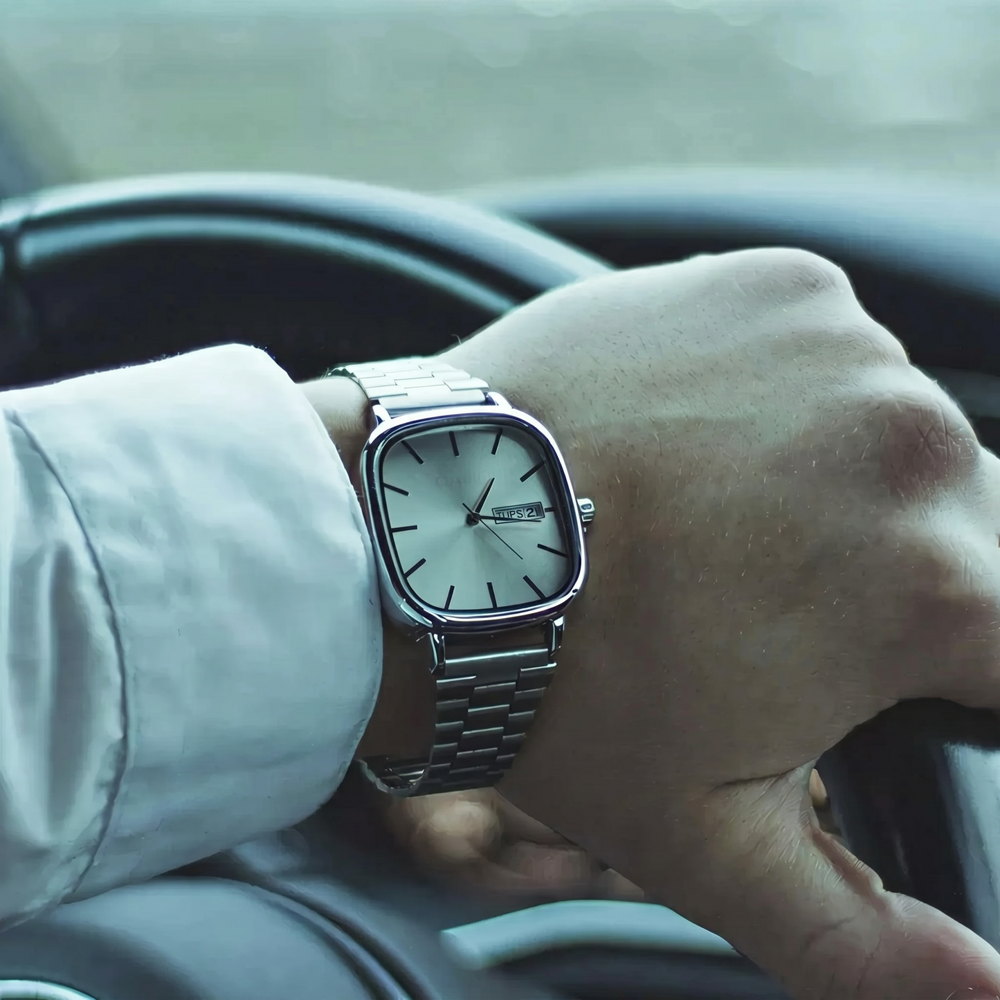 Luxuriöse Uhr 36 mm – wasserdicht | Edelstahl