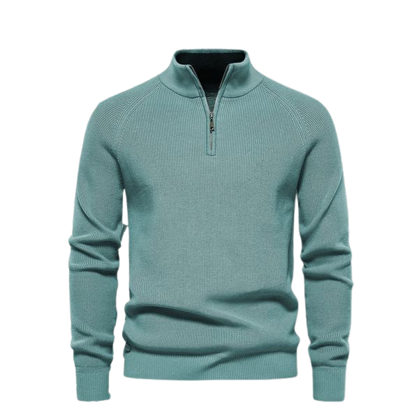 Pullover mit Reißverschlusskragen