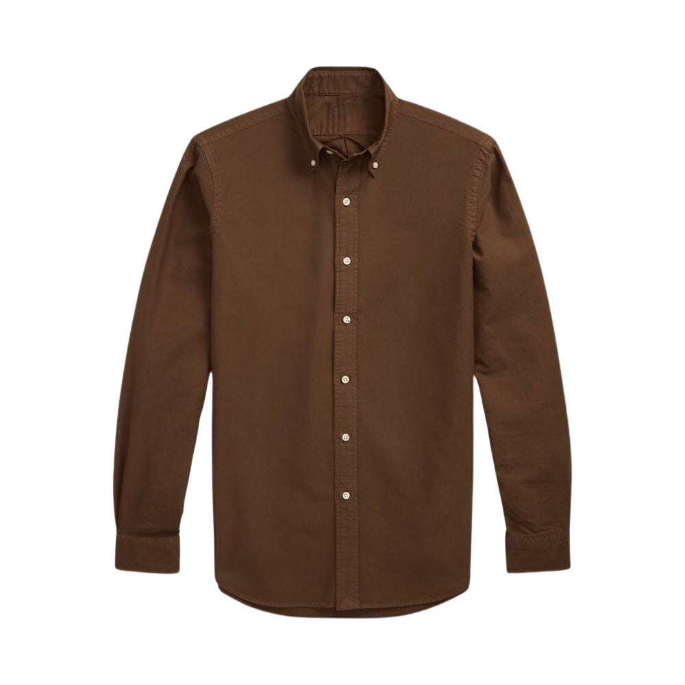 Stückgefärbtes Oxford-Hemd in Slim Fit