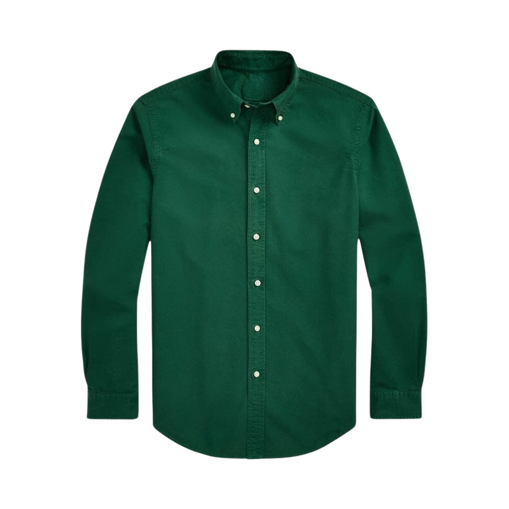 Stückgefärbtes Oxford-Hemd in Slim Fit