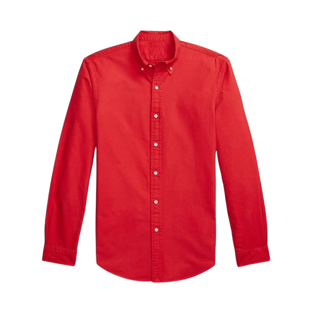 Stückgefärbtes Oxford-Hemd in Slim Fit