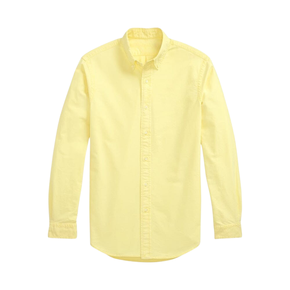 Stückgefärbtes Oxford-Hemd in Slim Fit
