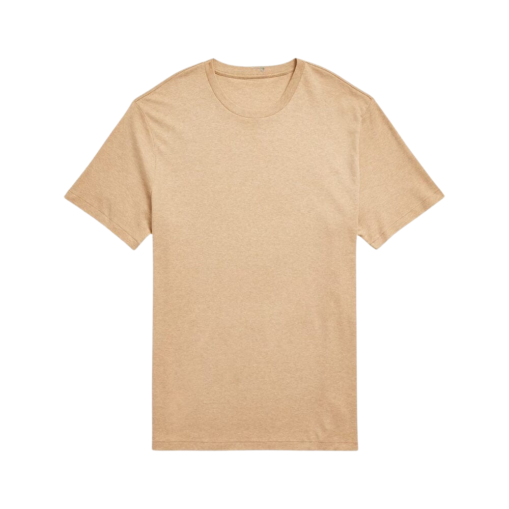 Weiches Baumwoll-T-Shirt mit Rundhalsausschnitt