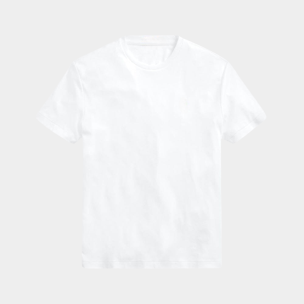 Weiches Baumwoll-T-Shirt mit Rundhalsausschnitt