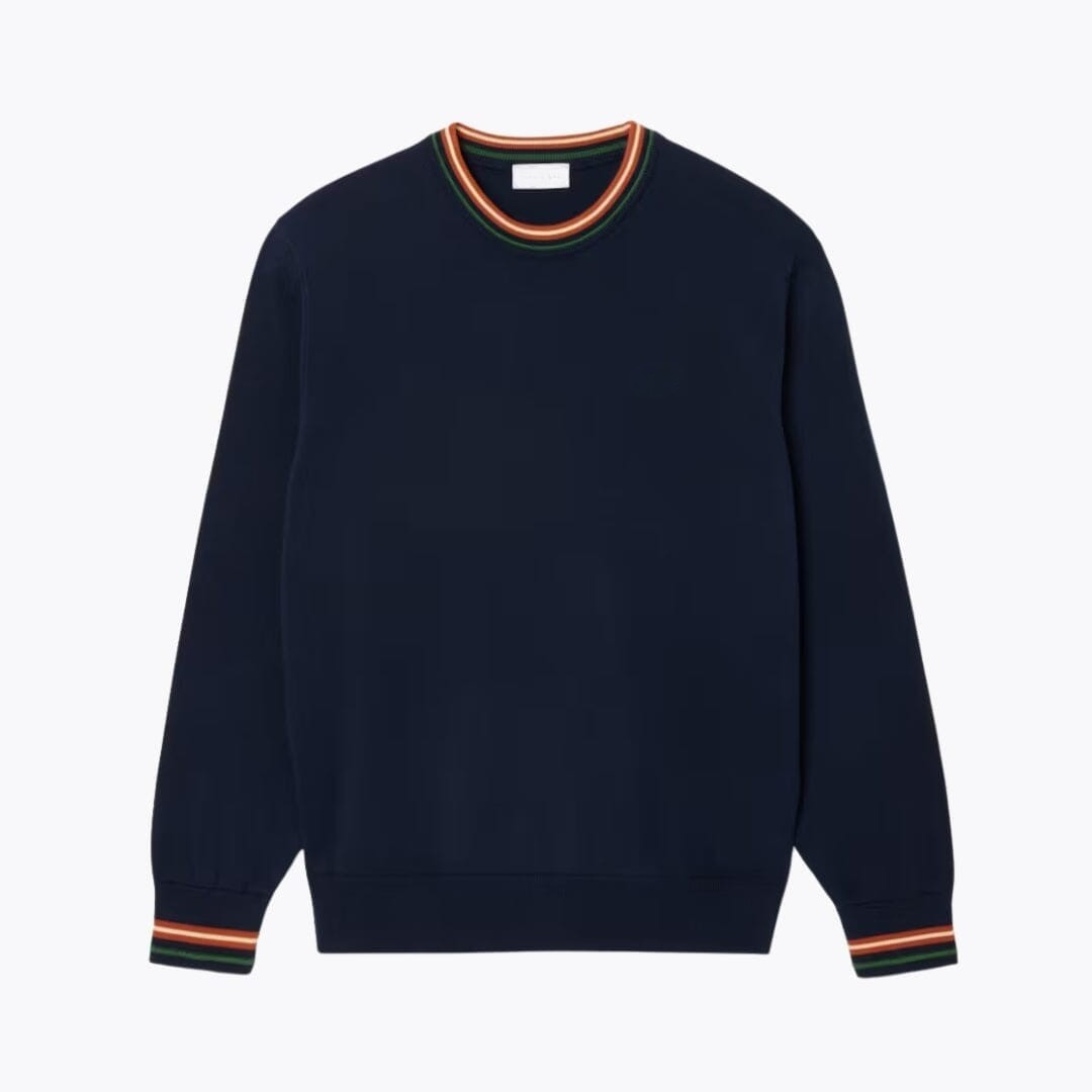 Gestreifter Pullover aus Baumwoll-Jersey