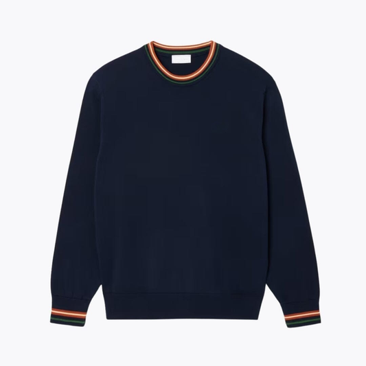 Gestreifter Pullover aus Baumwoll-Jersey