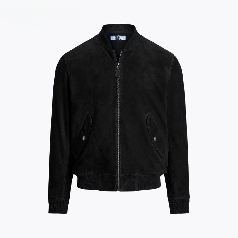 Wildleder-Bomberjacke