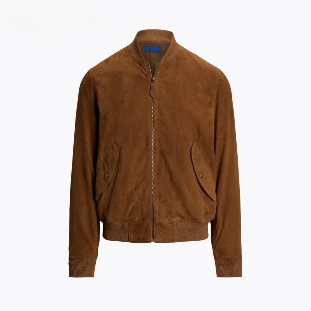 Wildleder-Bomberjacke