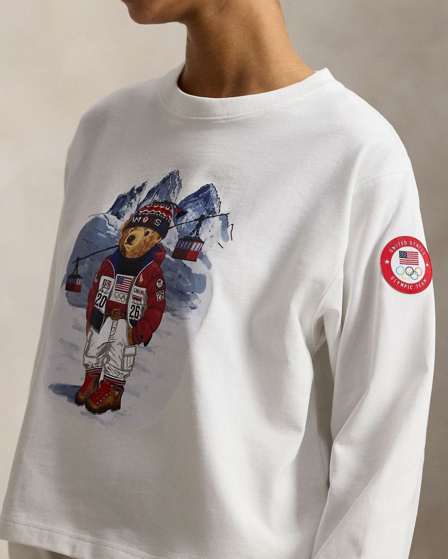 Team USA Bear Langarmshirt