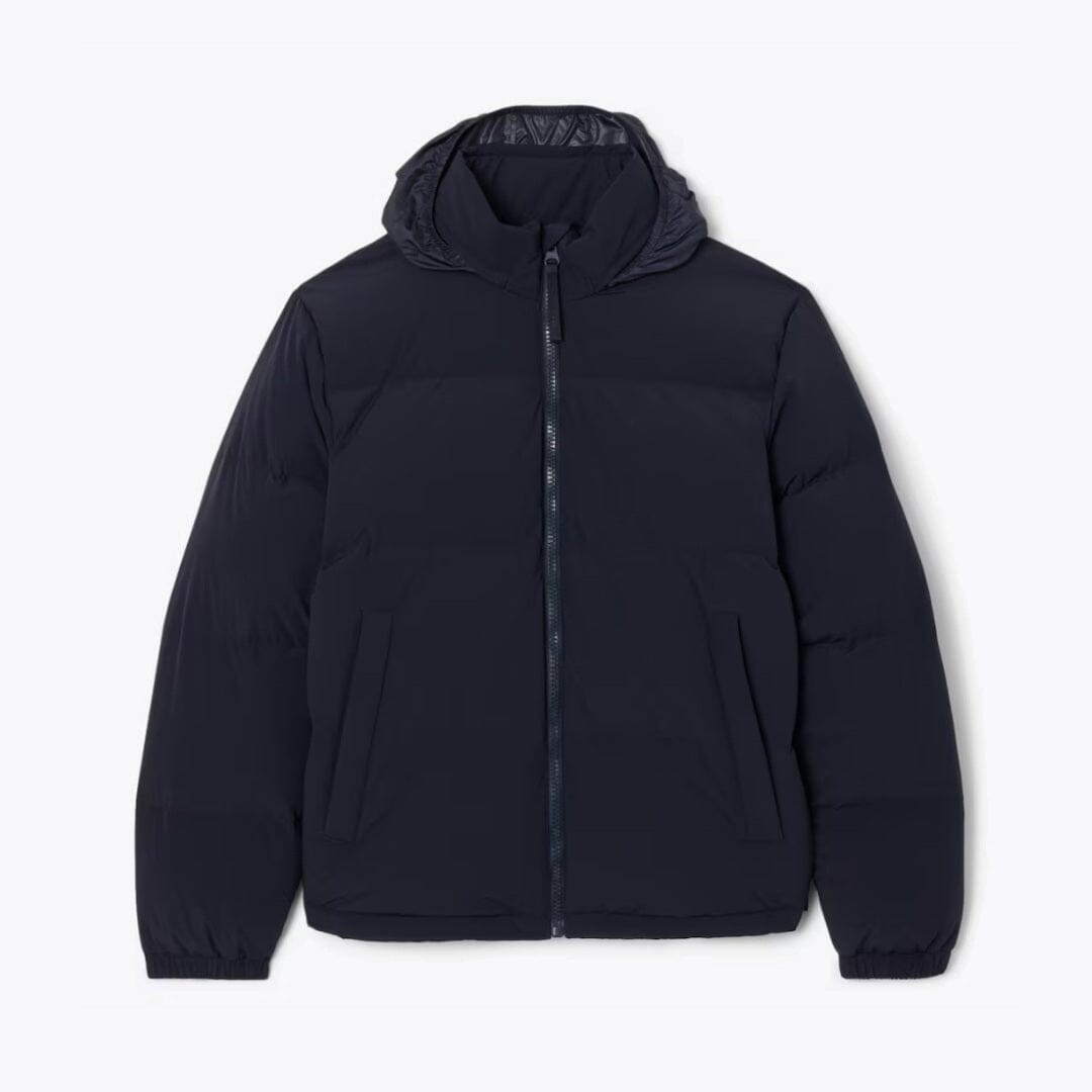Wasserabweisende Daunenjacke mit Kapuze