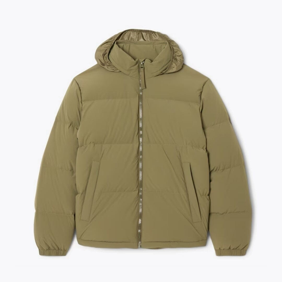 Wasserabweisende Daunenjacke mit Kapuze