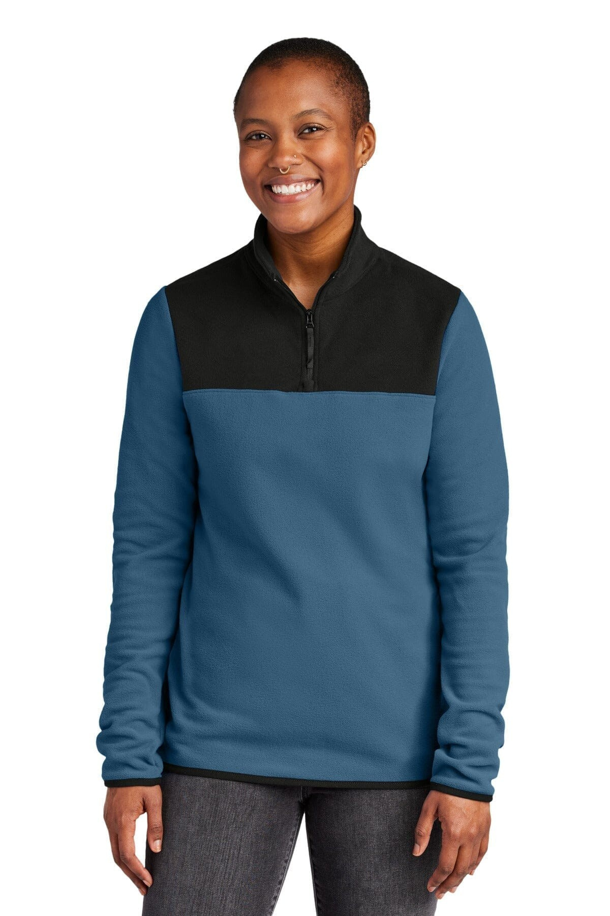 Damen Glacier Fleece mit kurzem Reißverschluss