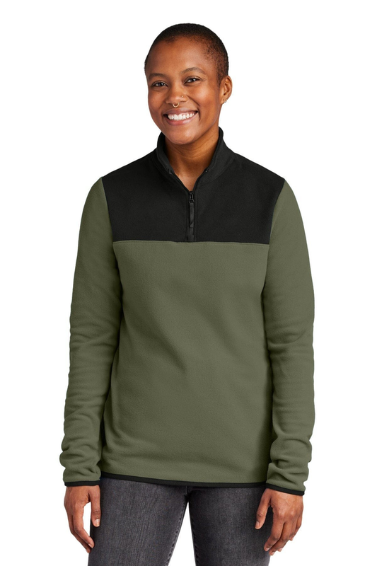 Damen Glacier Fleece mit kurzem Reißverschluss