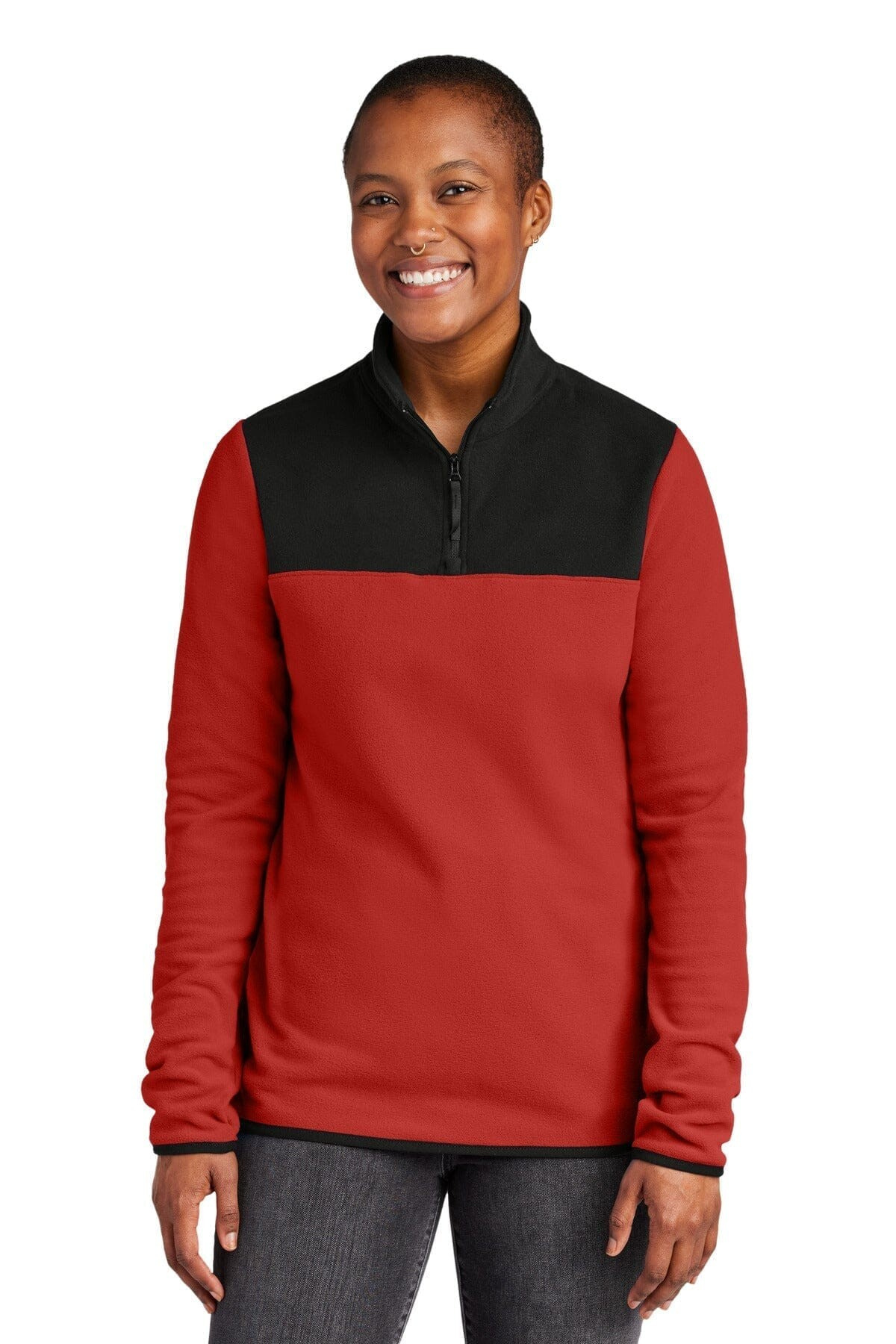 Damen Glacier Fleece mit kurzem Reißverschluss