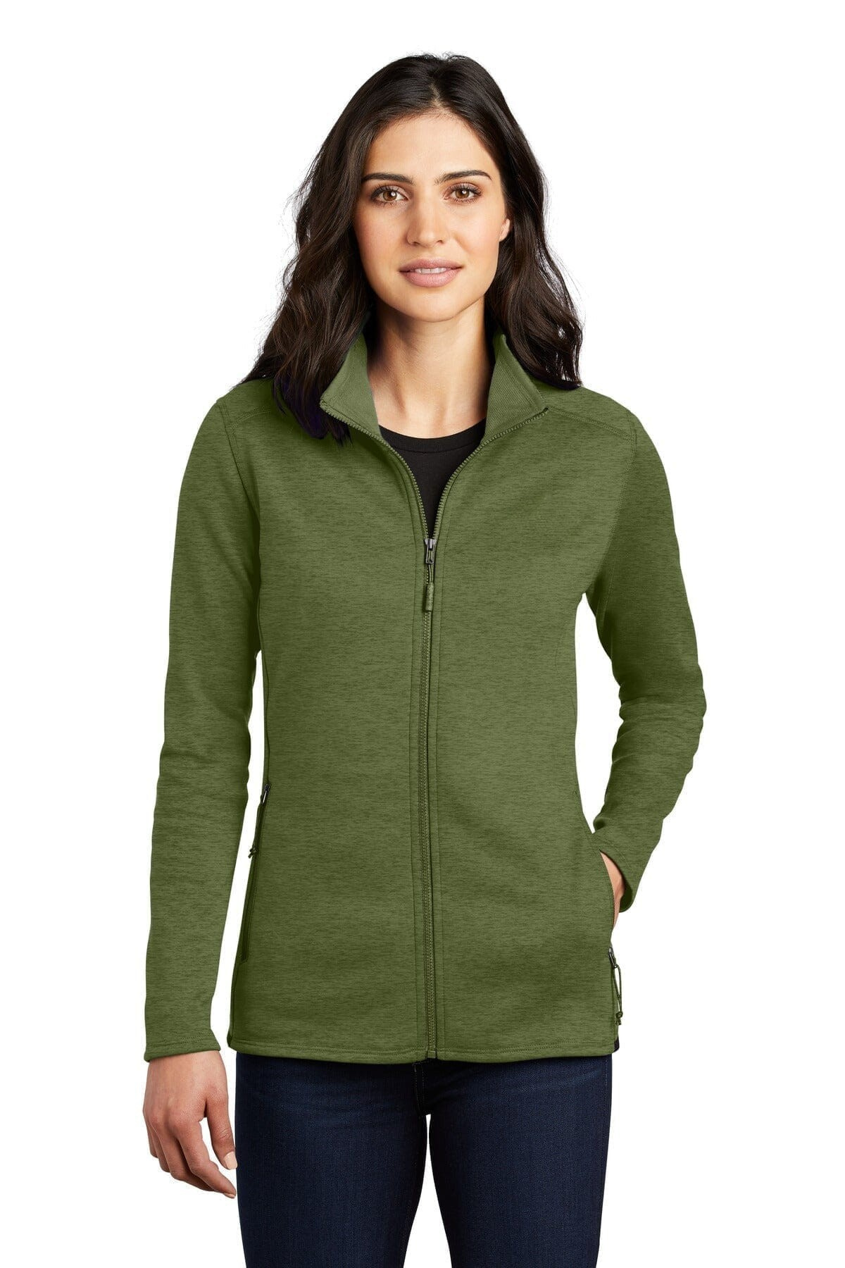 Damen Skyline Fleecejacke mit durchgehendem Reißverschluss