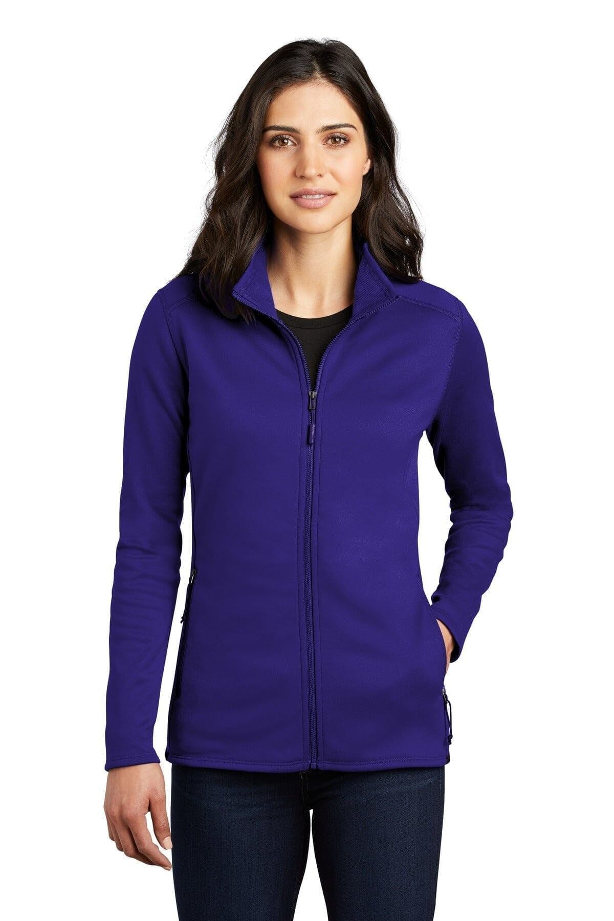 Damen Skyline Fleecejacke mit durchgehendem Reißverschluss