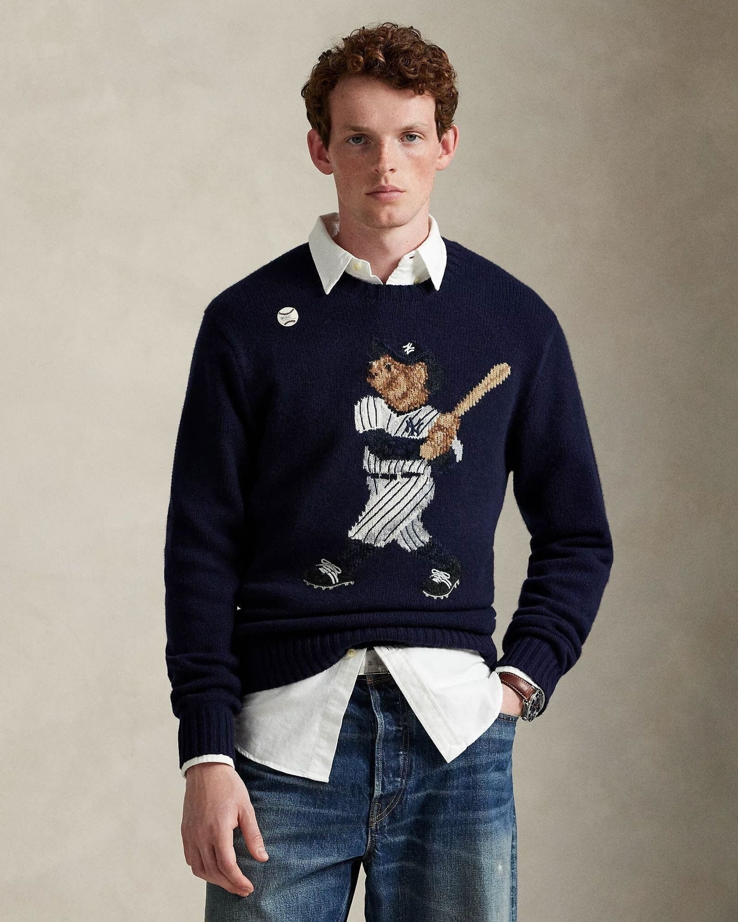 Polo Yankees Bear Pullover